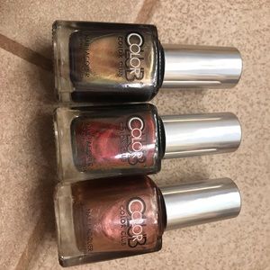 Bundle of Color Club Metallic Polishes